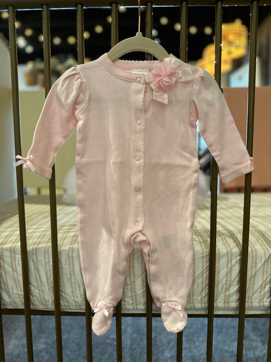 Rock A Bye Baby Pink Ruffle Sleeper