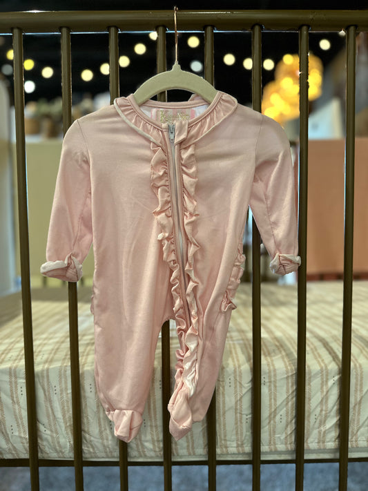 Kryssi Kouture Pink Ruffle Sleeper