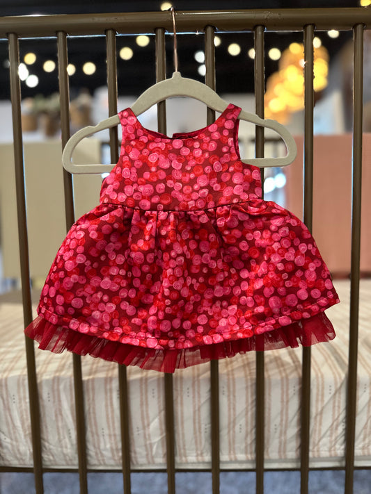 Cat & Jack Red Rose Dress