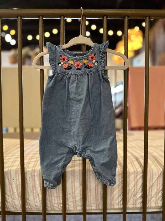 Carter's Pink Floral Jumpsuit