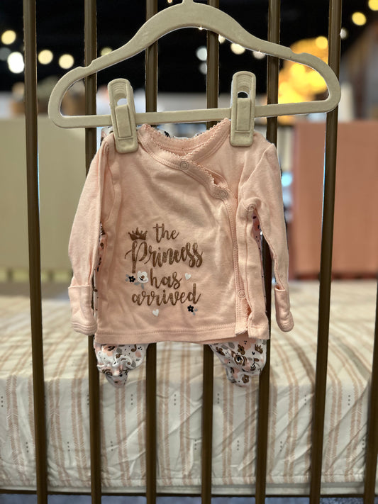 Gerber "The Princess has arrived" 2-piece Outfit