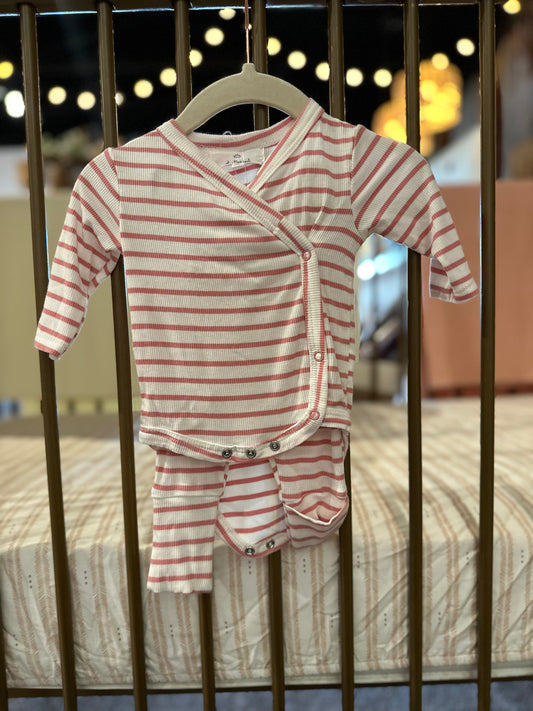 Starting Out The Girl In Pink Stripes 2-piece Outfit