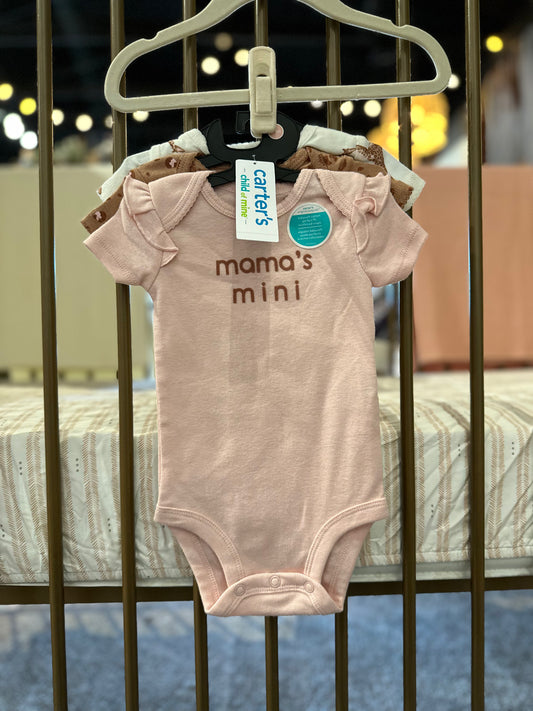 Mama's Mini Giraffe 3-piece Onesies