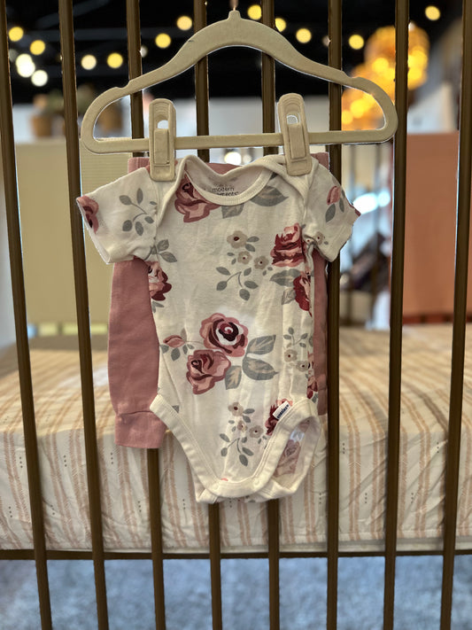 Modern Moments Pink Rose 2-piece Outfit
