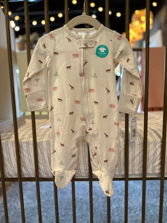 Carter's Natural Cream Zoo Sleeper