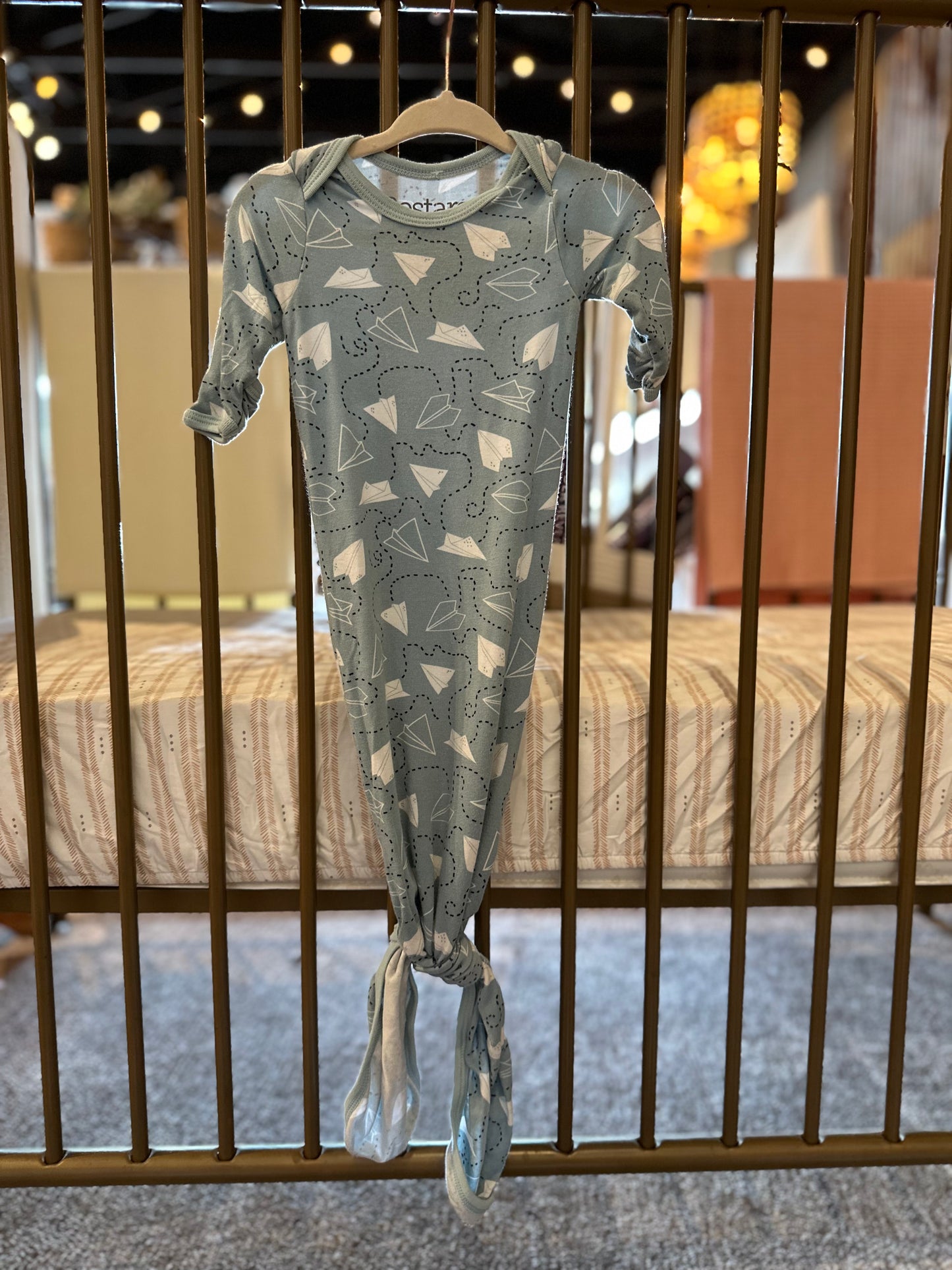 Bestaroo Blue Paper Airplanes Knotted Gown