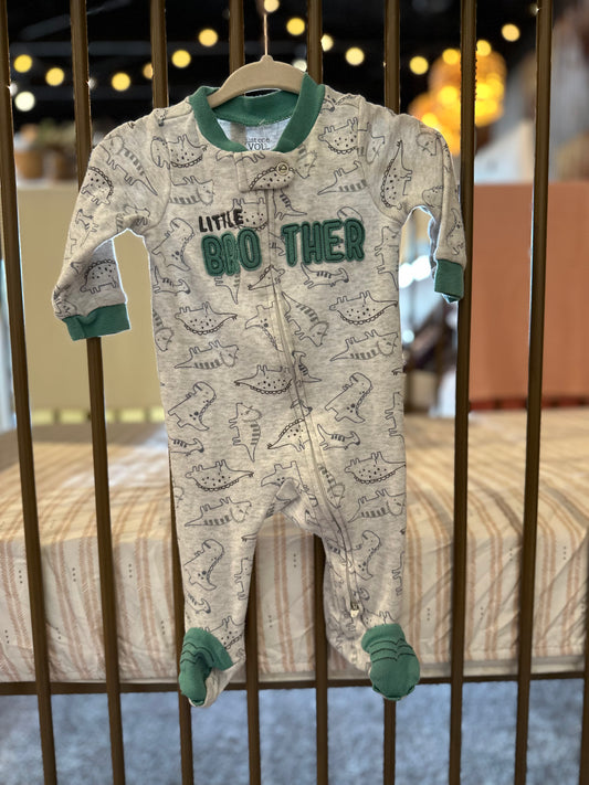 Carter's "Little Brother" Green Dino Sleeper
