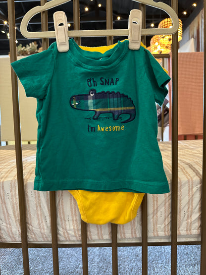 Carter's "Oh Snap I'm Awesome" 2 Piece set