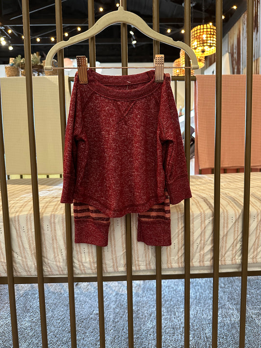 Cat & Jack Baby Red Striped Outfit