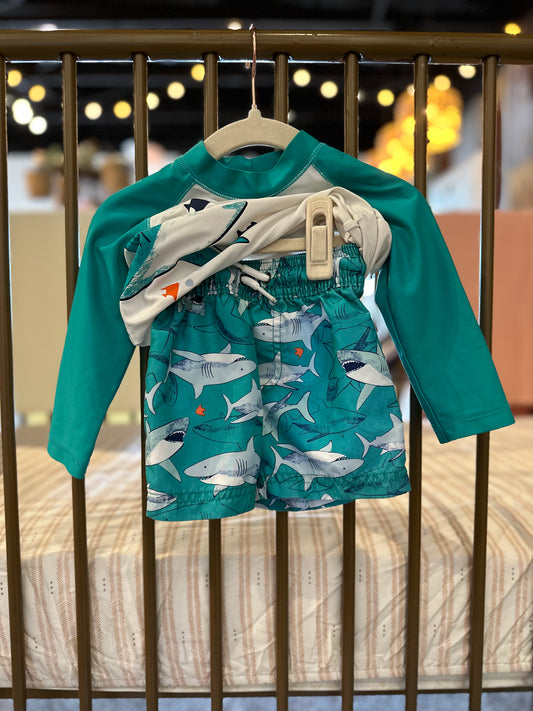 Child of mine Shark in the water Swimsuit