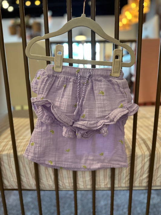 Old Navy Bananas In Purple 2-Piece Outfit