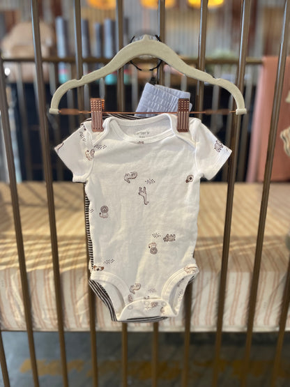 4 Piece "Little Peanut" Onesie And Pant Set