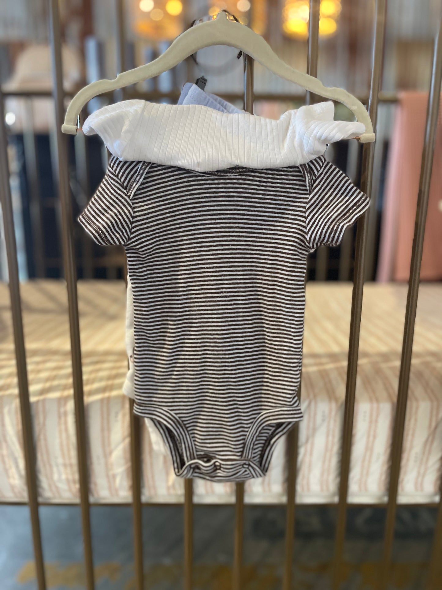 4 Piece "Little Peanut" Onesie And Pant Set