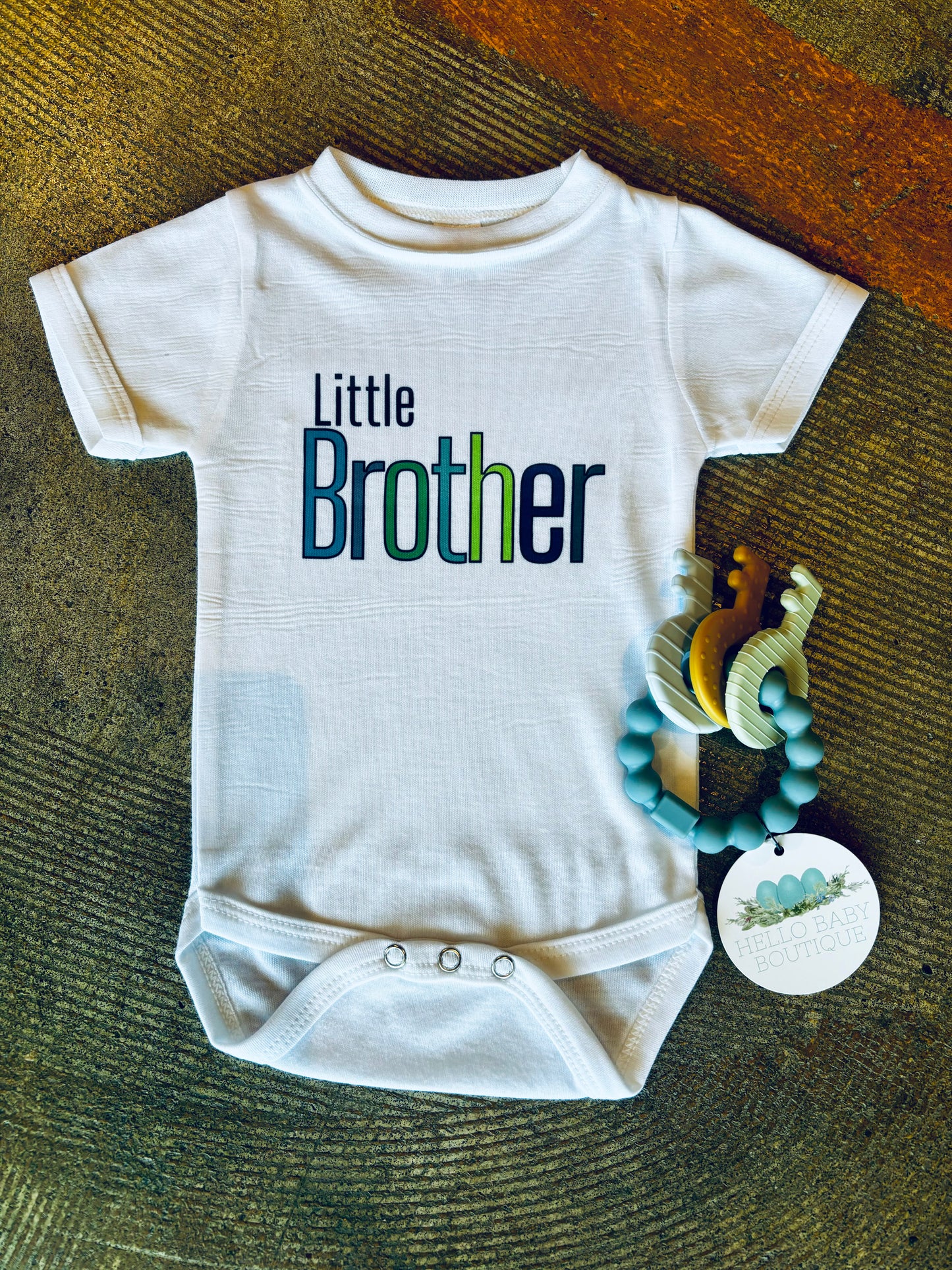 Little Brother Announcement Onesie