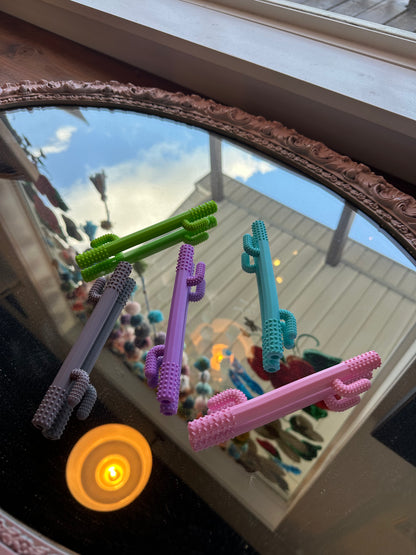 Cactus Silicone Teething Tubes