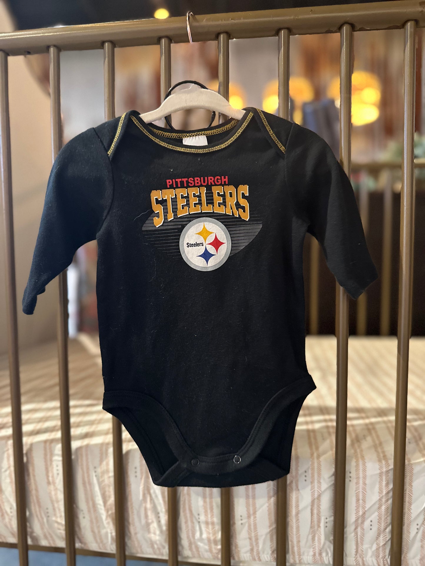 Pittsburgh Steelers Onesie With Pant Set