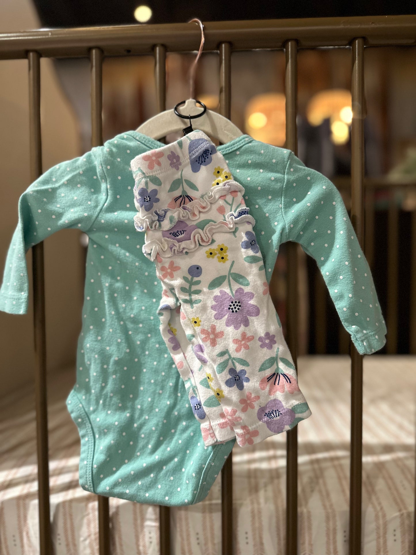 Carter's "Adorable Little One" Polka Dot 2-Piece Set