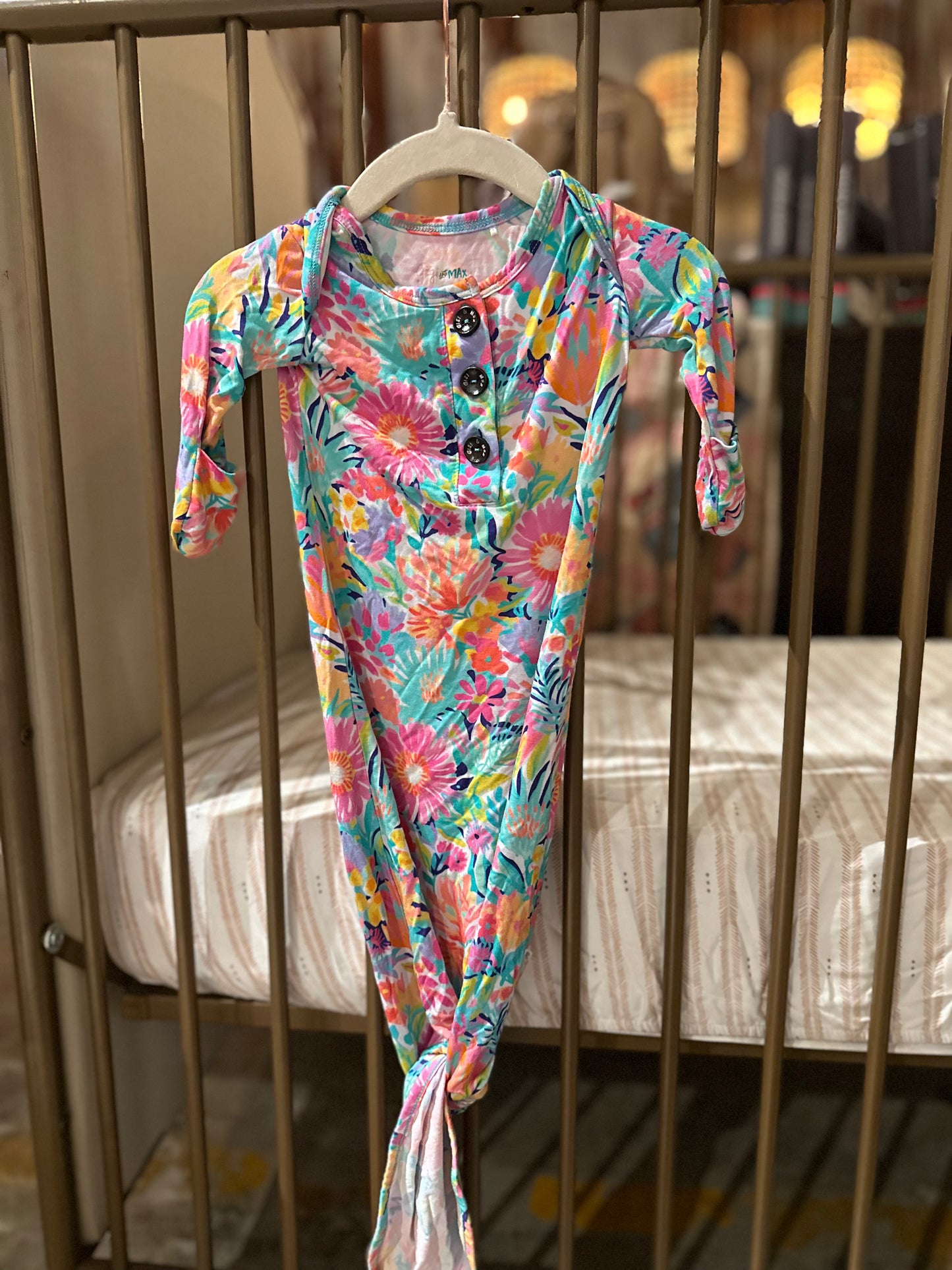 Gigi And Max Bright Floral Gown