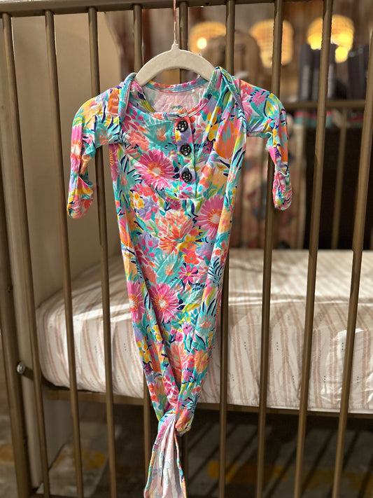 Gigi And Max Bright Floral Gown