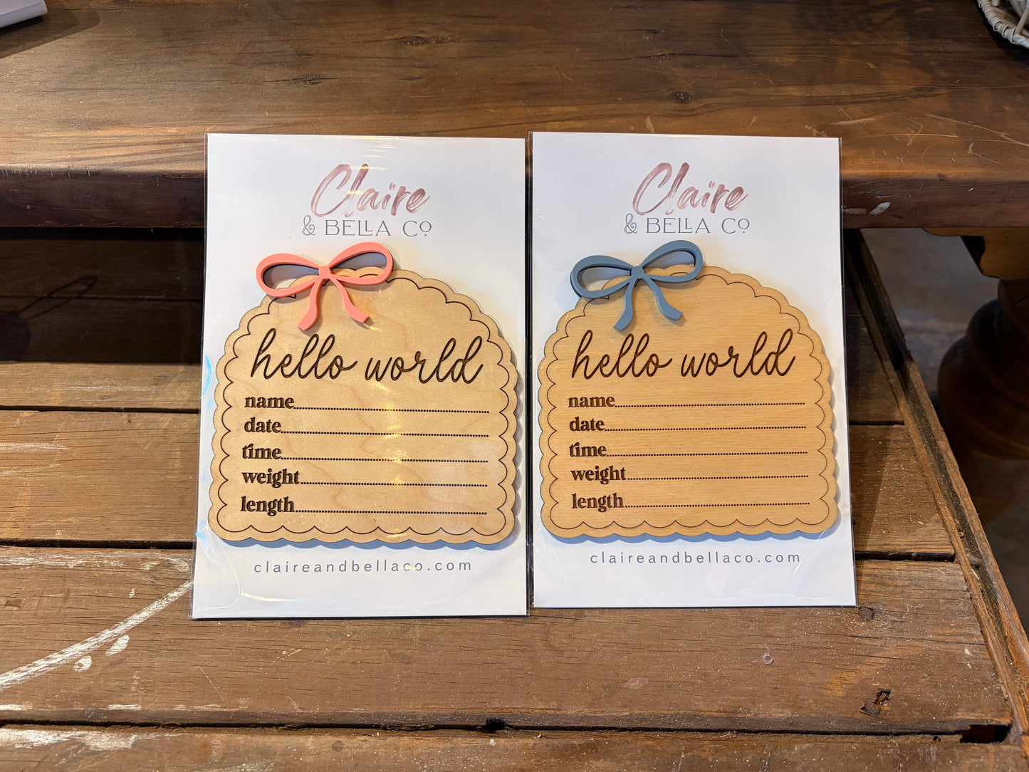 Hello World Birth Stat Sign