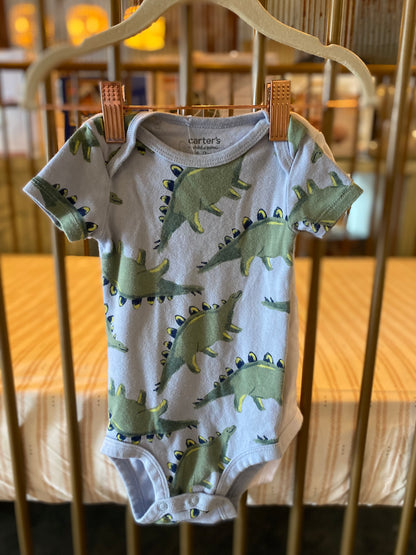 Carter's Dino in Blue 2-piece Onesies