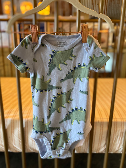 Carter's Dino in Blue 2-piece Onesies