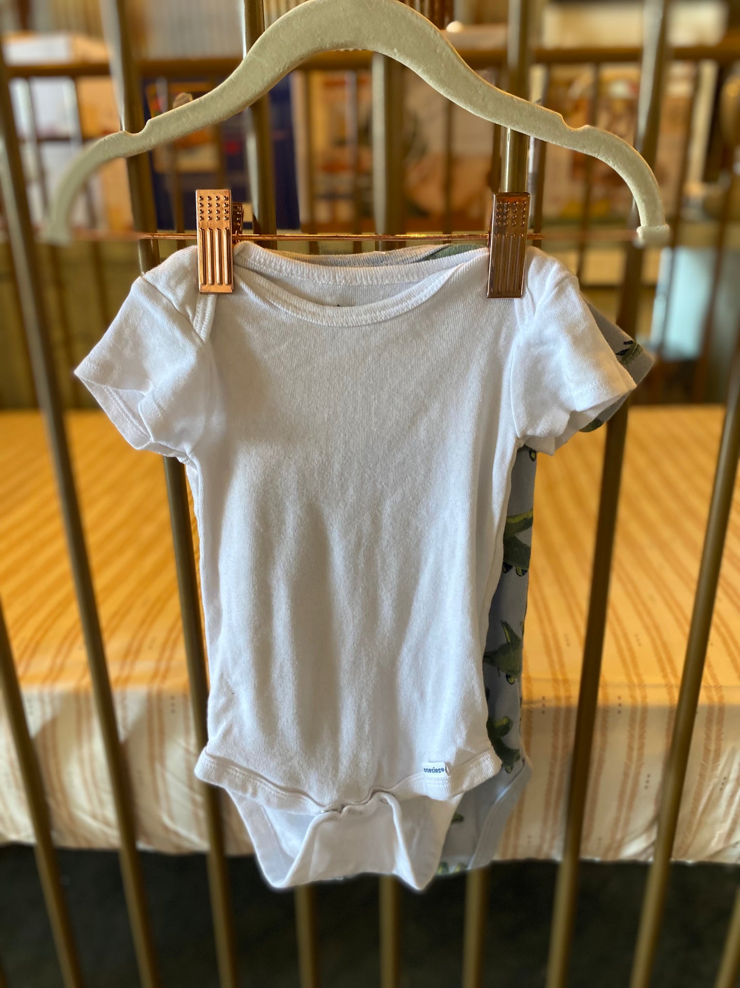 Carter's Dino in Blue 2-piece Onesies