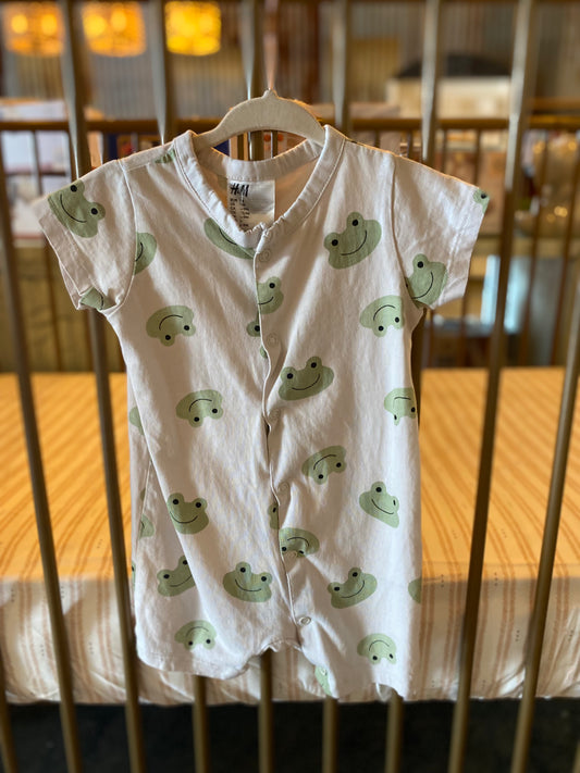 H&M Big Happy Frogs Romper