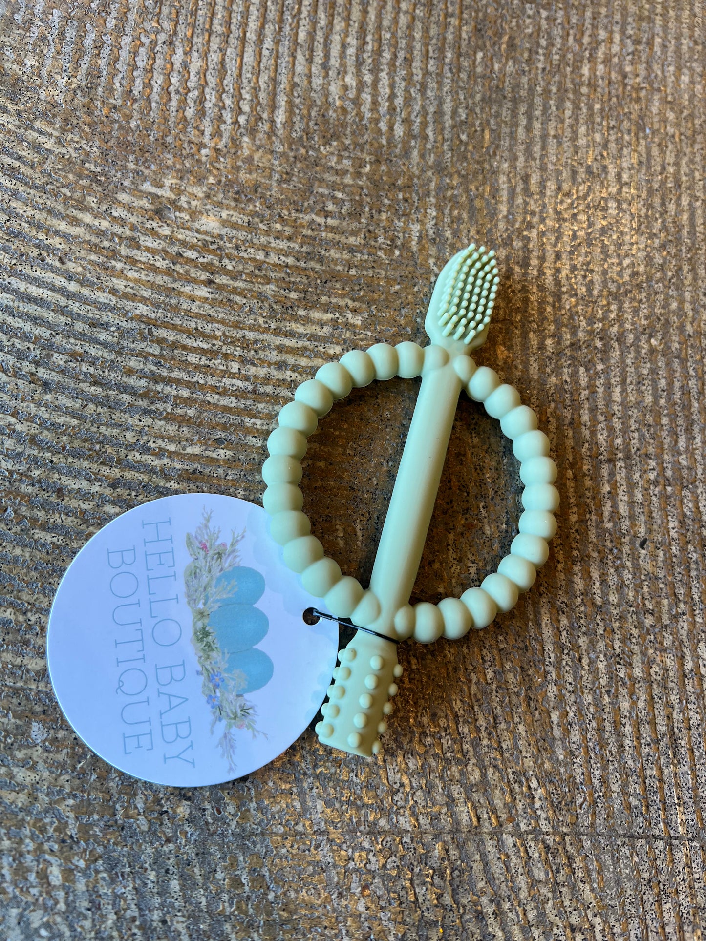 Silicone Tooth Brush Teether Ring