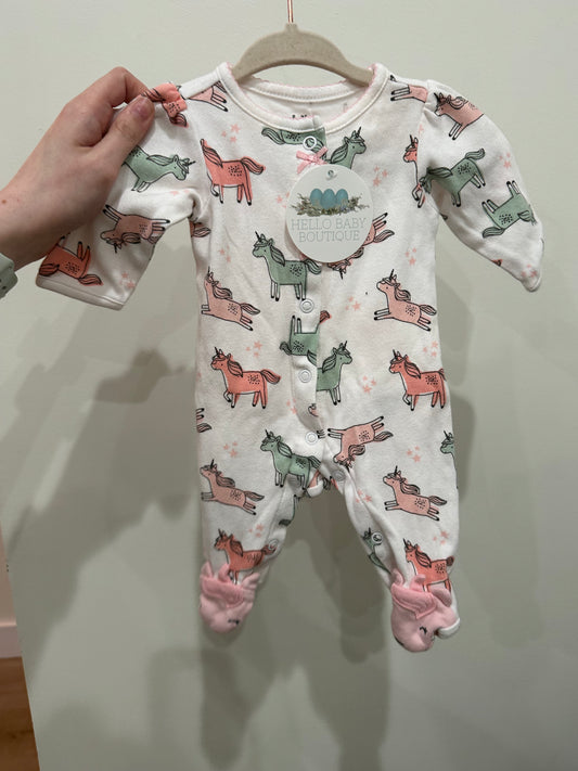 Carter's Unicorn Button Sleeper