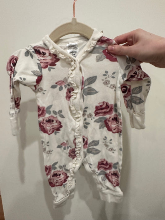 Modern Moments Ruffle Red Rose Sleeper