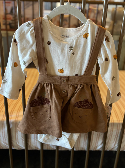 Carter's Fall Acorn Outfit