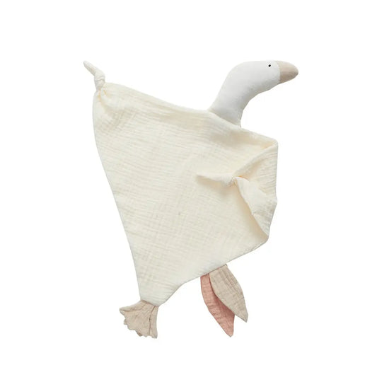 Ivory Muslin Goose Comfort Blanket