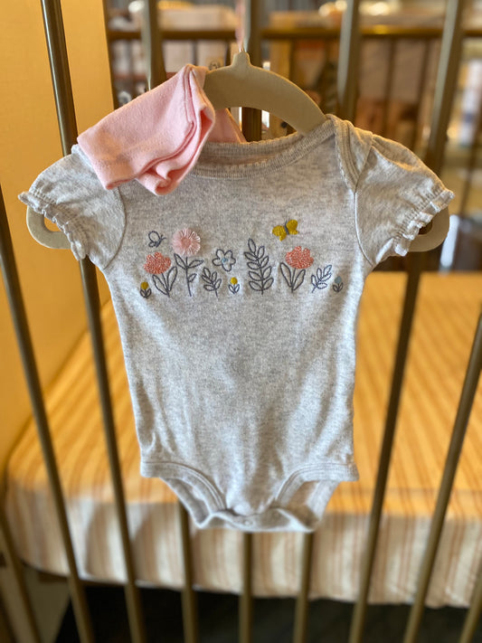 Just One You By Carter's Floral With Pink Pants