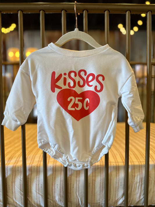 Kisses 25 cents Bubble Romper