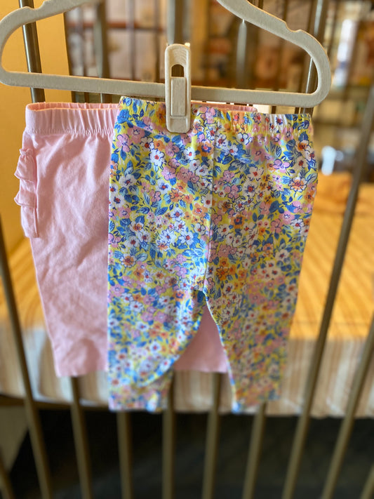 Light Pink & Yellow 2-piece pants