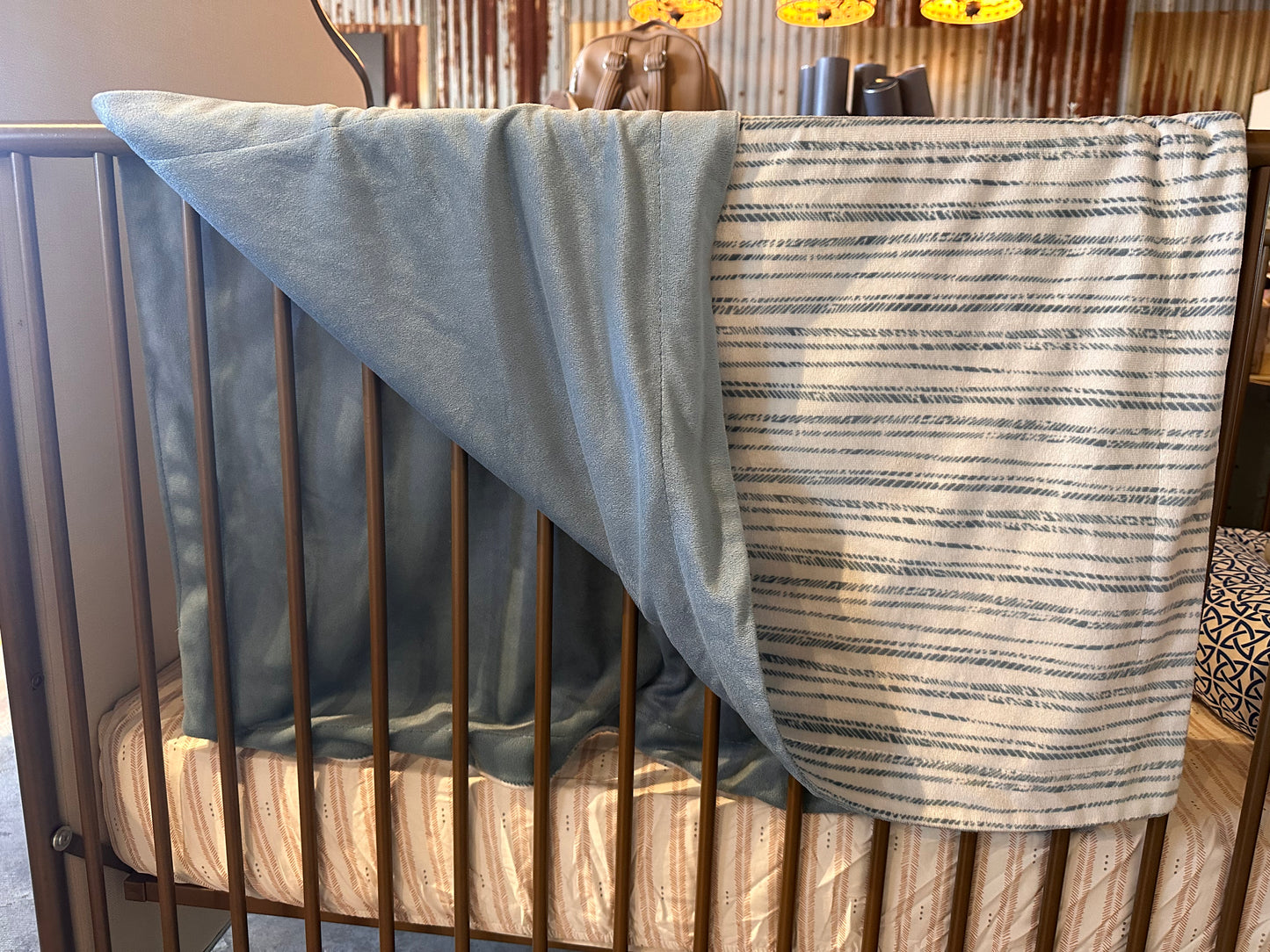 Lila & Jack Blue Baby Blanket