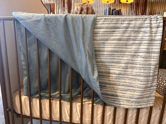Lila & Jack Blue Baby Blanket
