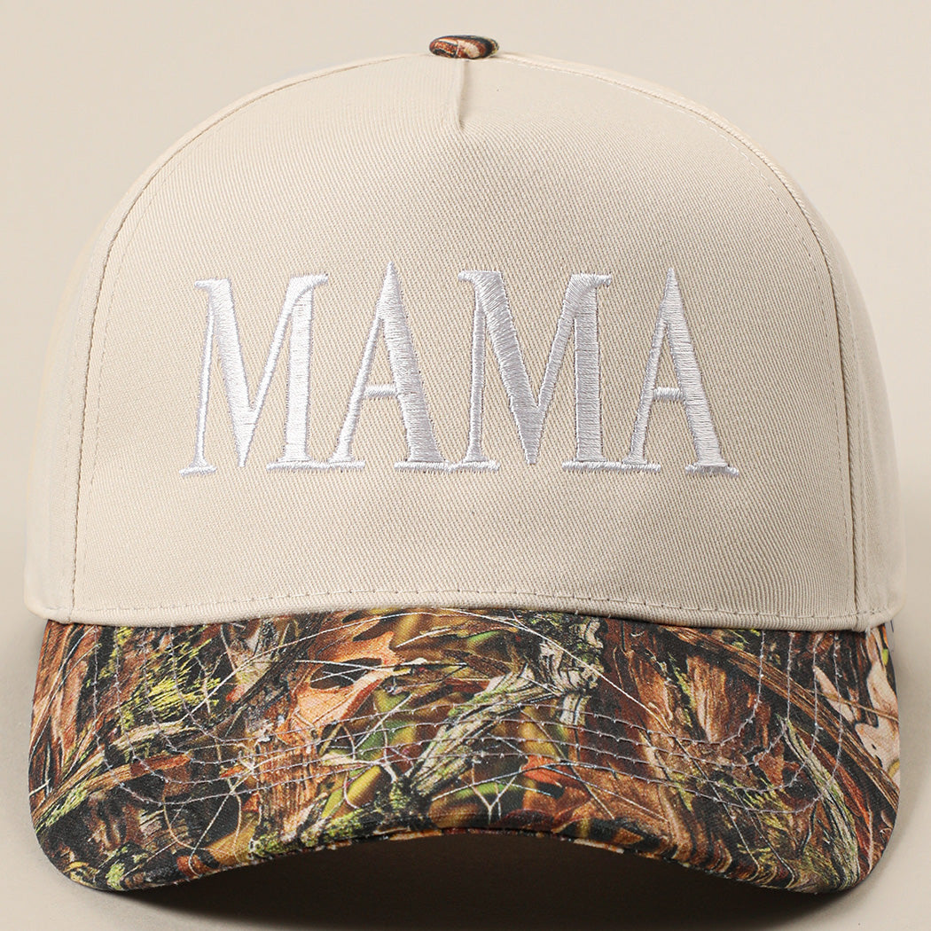Mama Camo Embroidery Hat