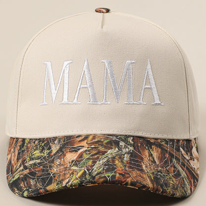 Mama Camo Embroidery Hat