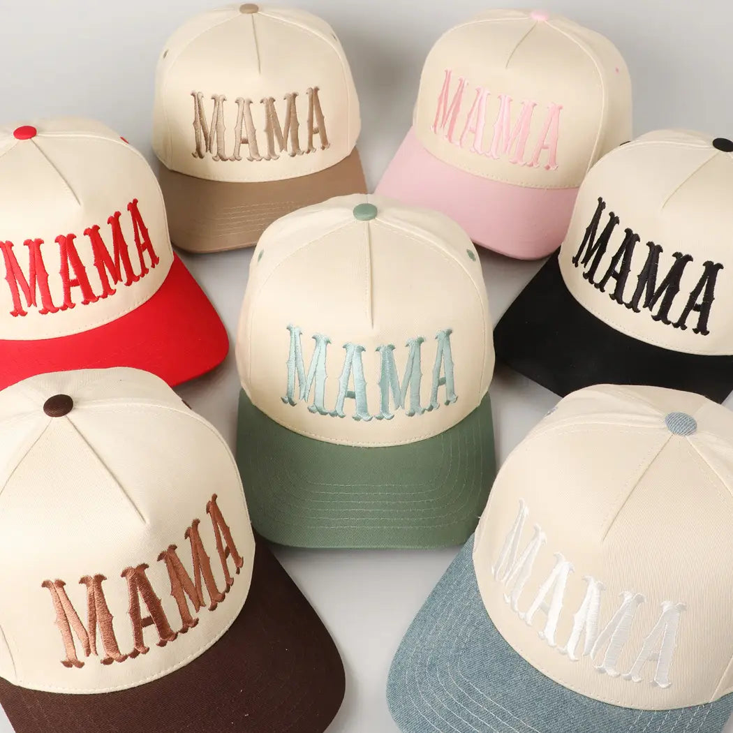 Mama Embroidery Hat