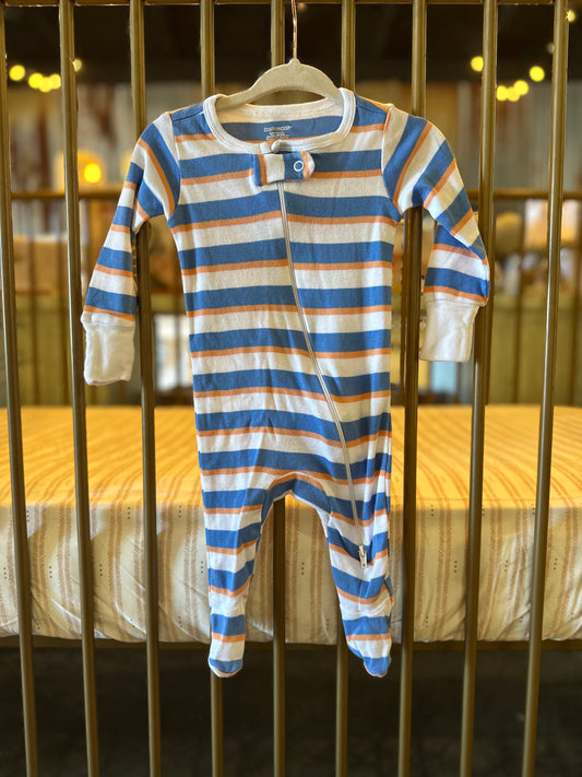 Member's Mark Blue & Orange Stripped Sleeper