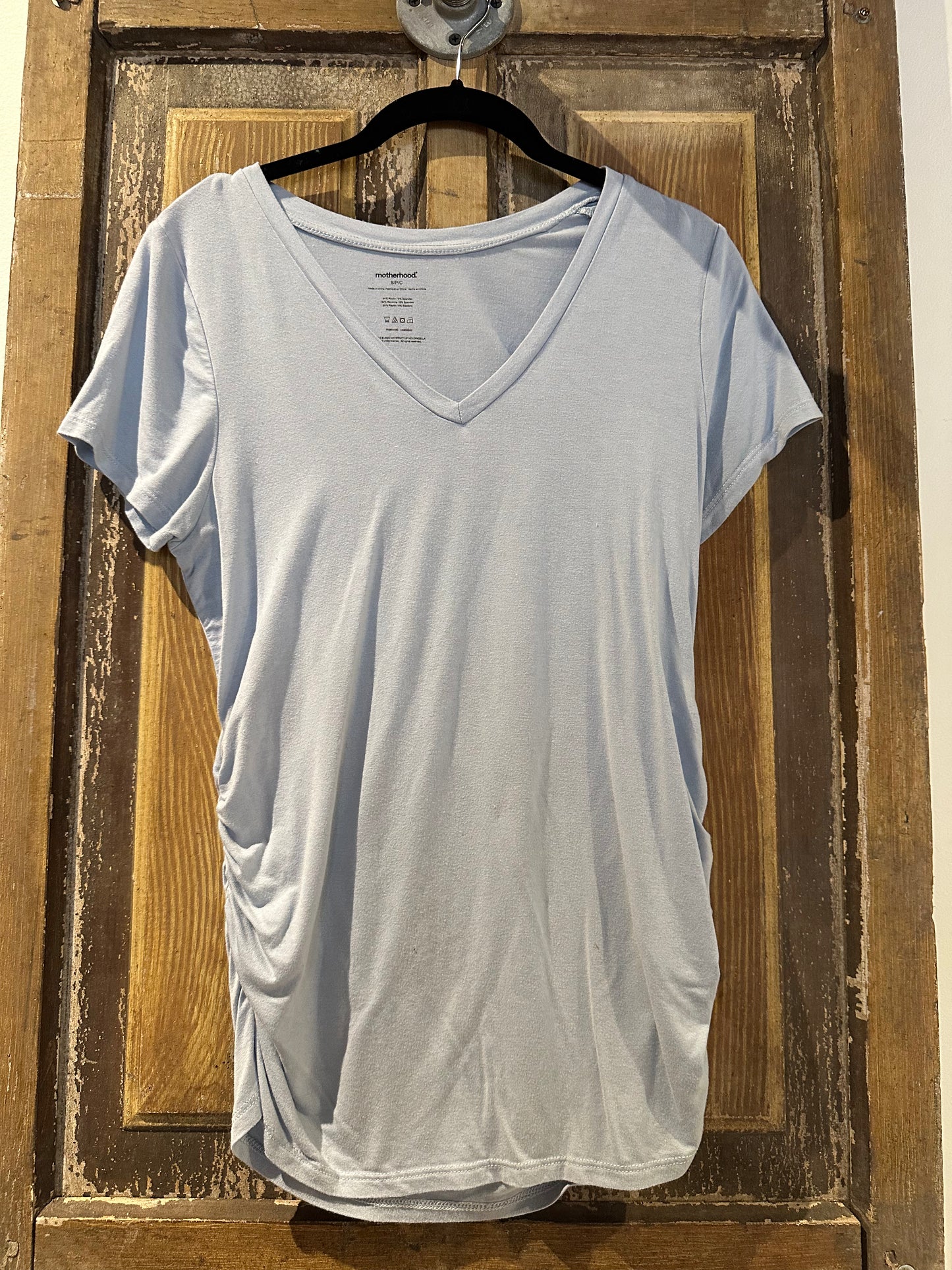 Motherhood Baby Blue Maternity Shirt
