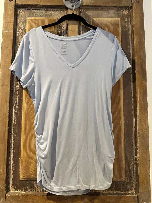 Motherhood Baby Blue Maternity Shirt