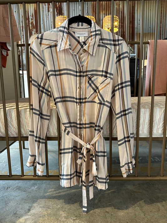 Motherhood Maternity Fall Plaid Shirt