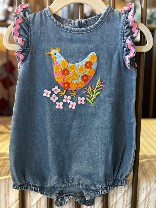 Mudpie Chicken Romper