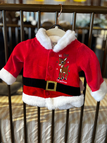 "My First Christmas" 3 Piece Santa Suit