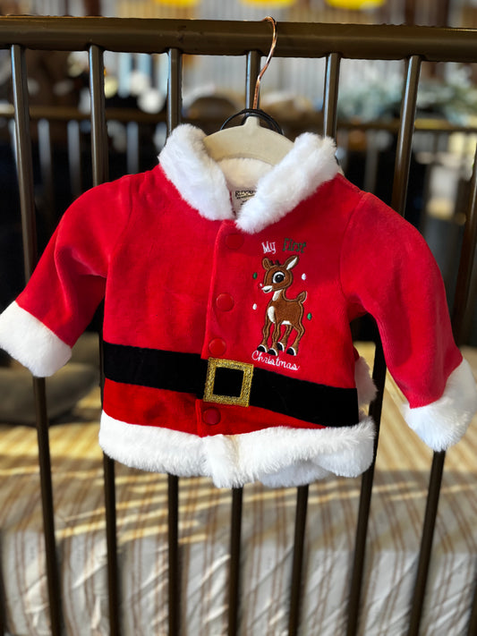 "My First Christmas" 3 Piece Santa Suit