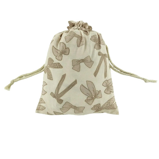 Little Ones Neutral Bows Bamboo Crib Sheet