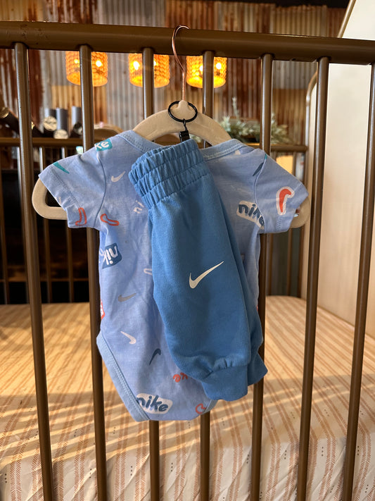 Nike Blue & Orange 2-piece Outfit